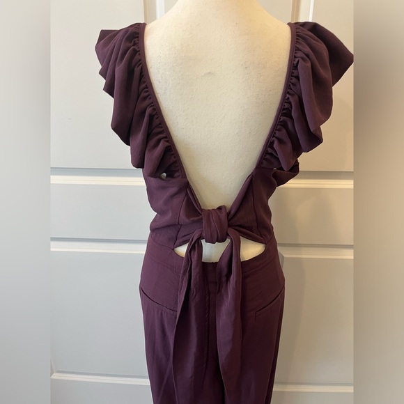 BCBG PARIS SLEEVELESS WIDE LEG JUMPSUIT SIZE XXL - Picture 5 of 6